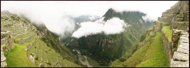 Vue plongeante terrasses
